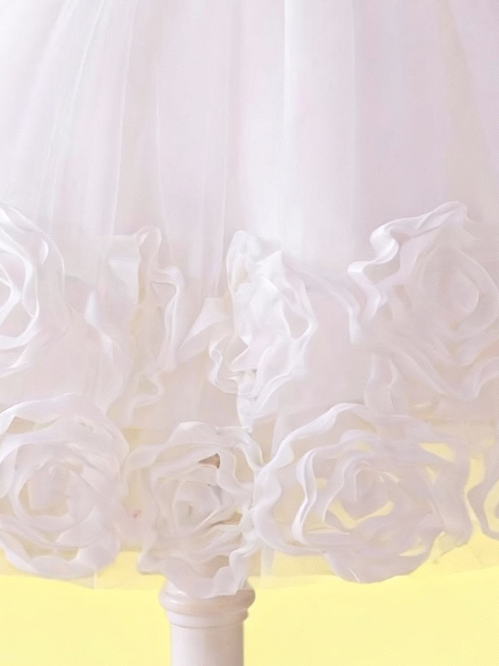 Blisseven Girls 3D Floral Princess Dress with Sequin Bodice – Flower Girl Tulle Party Dress